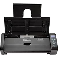 IRIScan Pro 5 Color Portable Duplex Document Scanner, Auto Document Feeder (ADF) 20Pages, Ultra Speed 23PPM, 1 Click scan to PDF, Full OCR 138 Languages, Scan to JPG/PDF/Word/Excel/Cloud