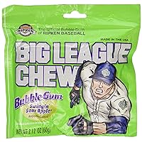 Big League Chew Sour Apple, 12 Count