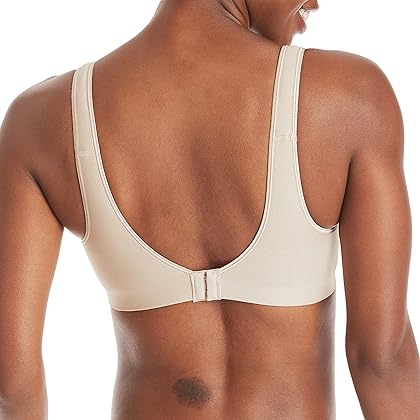 Hanes Women's Wireless Bra with Cooling, Seamless Smooth Comfort Wirefree T-Shirt Bra