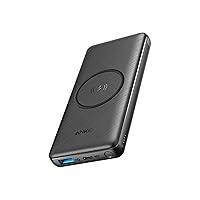 ANKER PowerCore III 10,000 mAh Wireless Portable Charger with Qi-Certified 10W Wireless Charging and 18W USB-C Quick Charge for iPhone 14/14 Plus/14 Pro/14 Pro Max, iPad, AirPods, and More