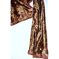 100% Silk,, Unique Designer Print Big Scarf, Hand Woven with Beautiful Border Accessory, Sofa Throw, Ethnic Paisly Great Gift for Girls Women Ladies