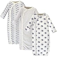 Touched by Nature Baby Girls' Organic Cotton Kimono Gowns