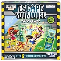 Escape Room The Game, Escape Your House: Spy Team Fun Strategy Family Board Game, for Kids Aged 8 and up