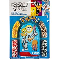 Perler 80-63112 Looney Tunes Fused Bead Kit for Kids and Adults, Pattern Sizes Vary, Multicolor, 2005pcs