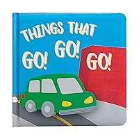 Kate & Milo City Cars Board Book for Babies, Things That Go, Toddler or Baby Nursery Learning Book