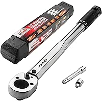 EPAuto 1/2-inch Drive Click Torque Wrench, 10-150 ft/lb, 13.6-203.5 N/m