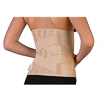 Double Pull Lumbo-Sacral Lower Back Support Belt with 6 Stays for Pain Relief, Herniated Disc, Sciatica, Scoliosis. Anti-skid Adjustable Brace for Work and Exercises for Men and Woman. Pain Relief Corset (#6 for Waist Circumference: 43-47 inch (110-120cm))