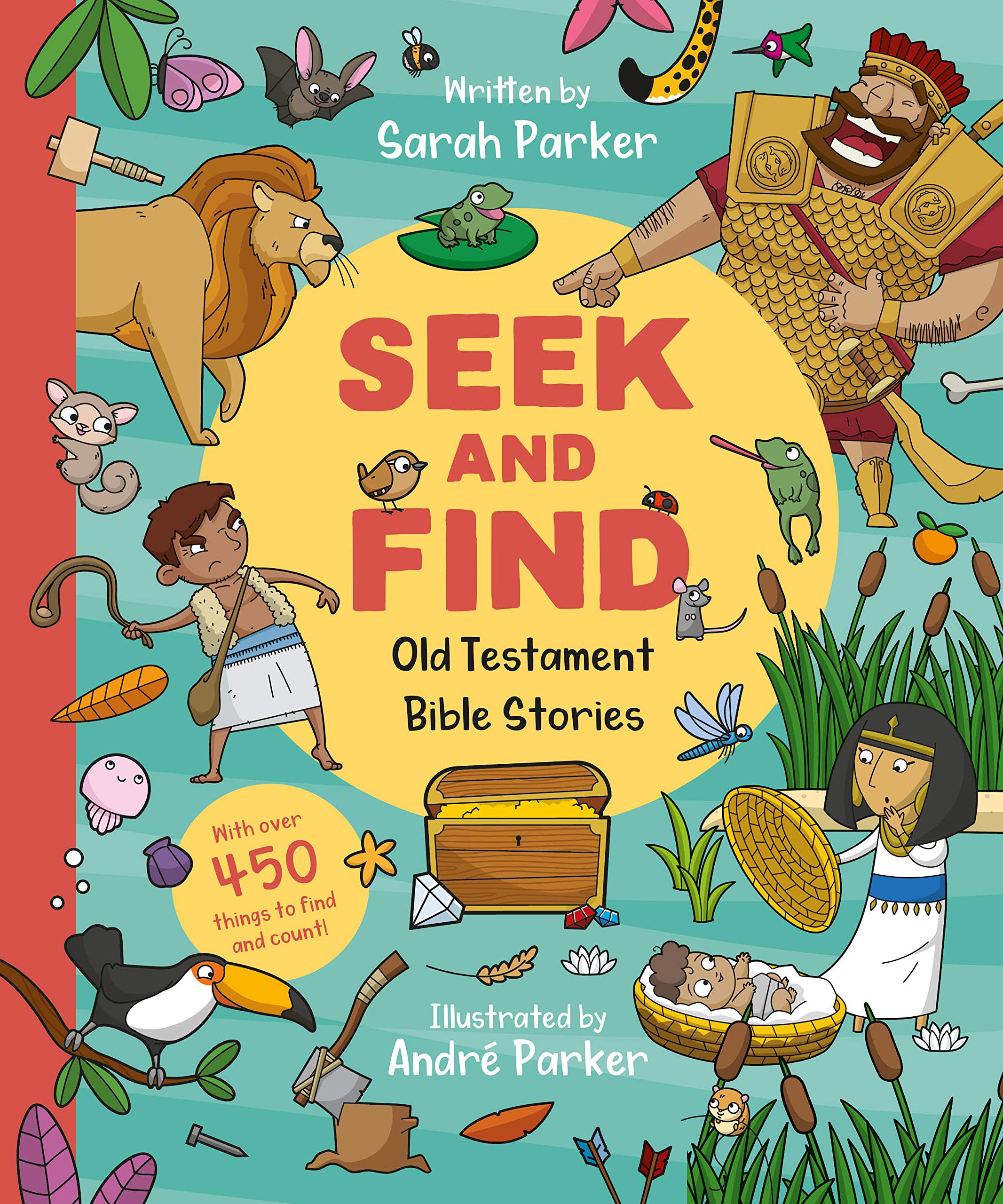 Seek and Find: Old Testament Bible Stories: With over 450 things to find and count! (Fun interactive Christian book to gift kids ages 2-4)
