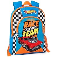 Hot Wheels Kids Backpack | Zoom with Style | Racing Rucksack for Boys | Spacious Main Compartment