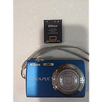 Nikon Coolpix S220 10MP Digital Camera with 3x Optical Zoom and 2.5 inch LCD (Cobalt Blue)