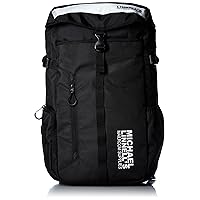 ML-008 Men's Big Backpack, Black/White