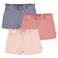 Gerber Baby-Girls Toddler 3-Pack Pull-On Knit Shorts