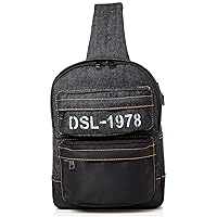 Diesel Men's SKOOLD BREGGHI-Backpack, Blue/Black, UNI