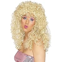 Smiffys Women's Boogie Babe Wig Long Curly