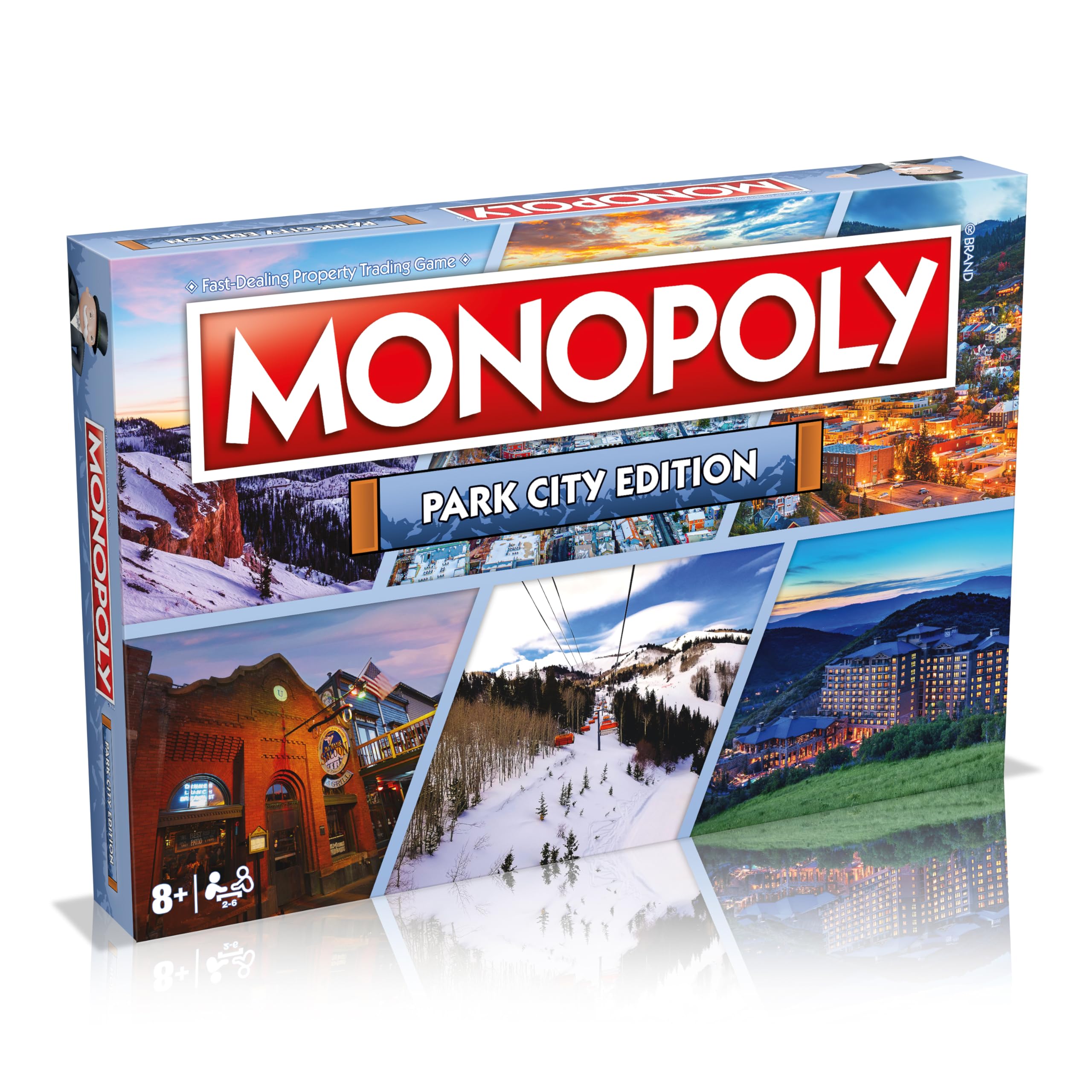 Park City Monopoly Family Board Game, for 2 to 6 Players, Adults and Kids Ages 8 and up, Buy, Sell and Trade Your Way to Success