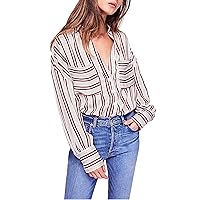 Free People Women's Mad About You Button Down Shirt