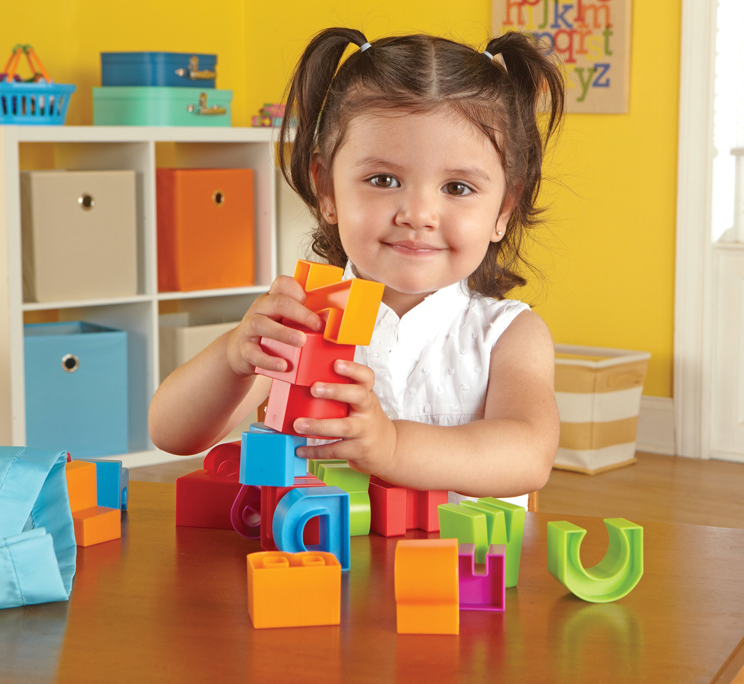 Learning Resources Letter Blocks, Fine Motor Toy, ABCs, Letter Recognition, Alphabet, 36 Pieces, Ages 2+