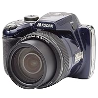 KODAK PIXPRO AZ528 Astro Zoom BSI-CMOS Bridge Digital Camera 16MP 52X 1080p Wi-Fi (Midnight Blue)