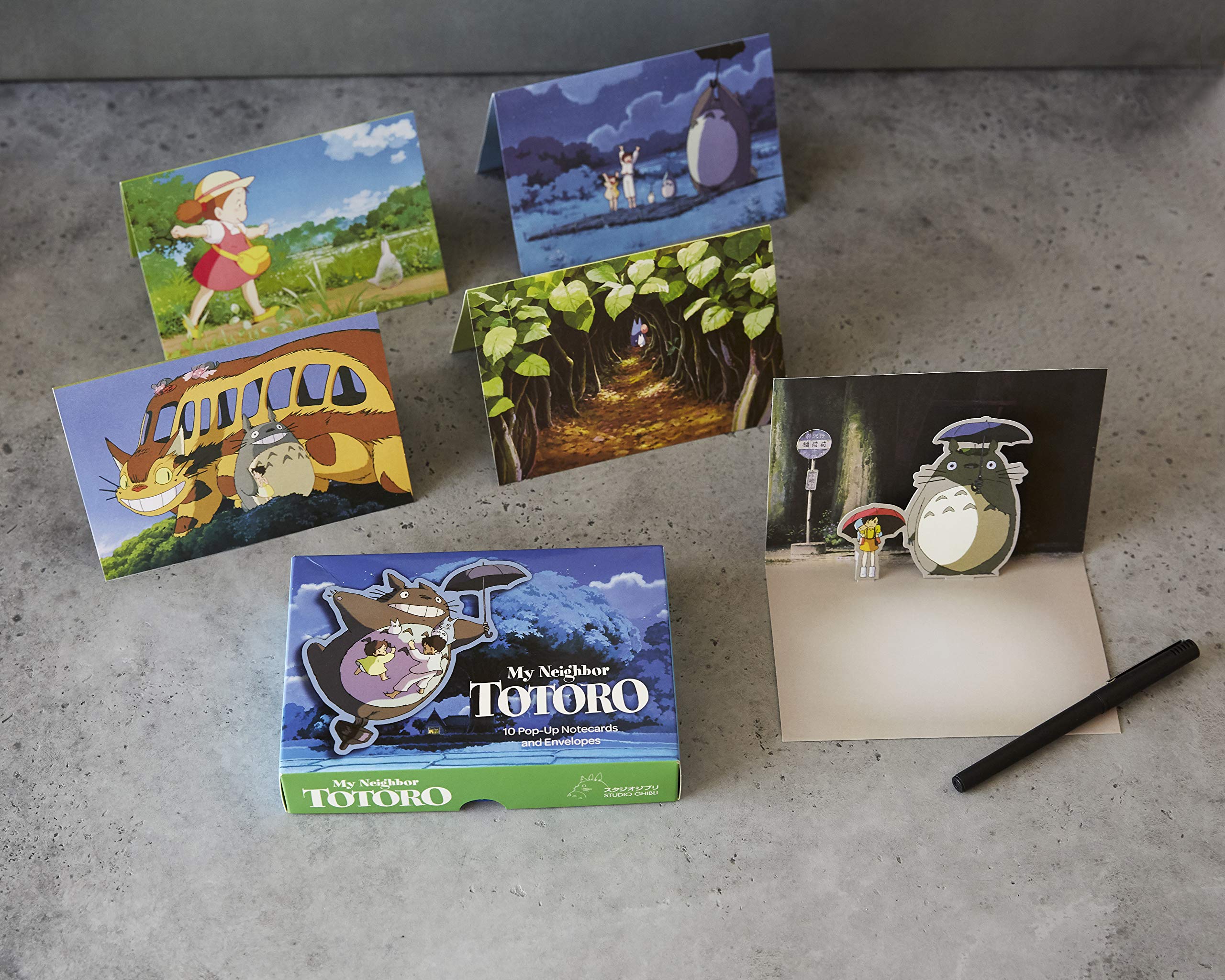 My Neighbor Totoro: 10 Pop-Up Notecards and Envelopes (Totoro Products, Studio Ghibli Products, Totoro Art)