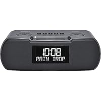 Sangean RCR-30 FM-RBDS / AM / Bluetooth / Aux-In Digital Tuning Clock Radio with USB Phone Charging and Sound Soother, Gray