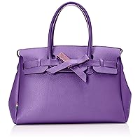 Fabolsa VQ0001-093-001 Verona Handbag, L, Made in Italy, Purple