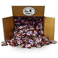 West End Foods Bundle of Snickers Classic Chocolate Candy Bars (5 lbs) Bulk Minis, Snacks for Party, Buffet, Pinata, Easter Baskets, Halloween, Valentine Day Gift