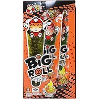 Tao Kae Noi Big Roll Grilled Seaweed Roll 9 Packets Per Box, (32.4 g) - 3 Boxes (Tom Yum Goong Flavour)
