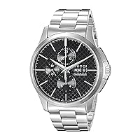 Gucci G-Timeless Analog Display Swiss Automatic Silver Men's Watch(Model:YA126264)