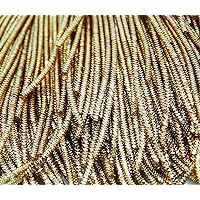Metallic Gold Bullion Rough Purl Crafting Dress Embroidered Thread by 100 gm