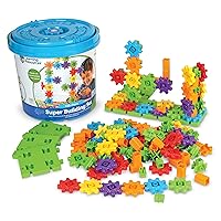 Learning Resources Gears! Gears! Gears!, 150 Pieces, Ages 3+, Super Building Toy Set, STEM Toys, Construction Toys, easter gifts for kids