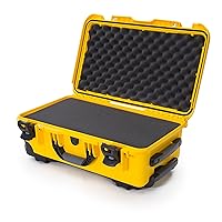 Nanuk 935 Waterproof Carry-On Hard Case with Wheels and Foam Insert (Yellow)