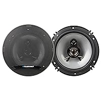 Blaupunkt GTX630 GTX Series GTX630 6.5-in. 300-Watt-Peak 3-Way Coaxial Speakers, Black