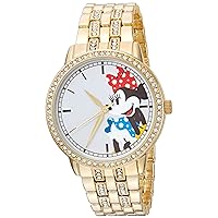 Disney Adult Glitz Analog Quartz CZ Bracelet Watch