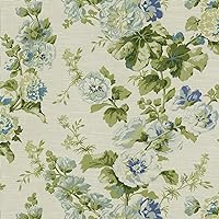 Waverly - Printed Cotton Fabric by The Yard, Floral Inspired, DIY, Craft, Project, Sewing, Upholstery and Home Décor, Oeko-TEX Certified, 54