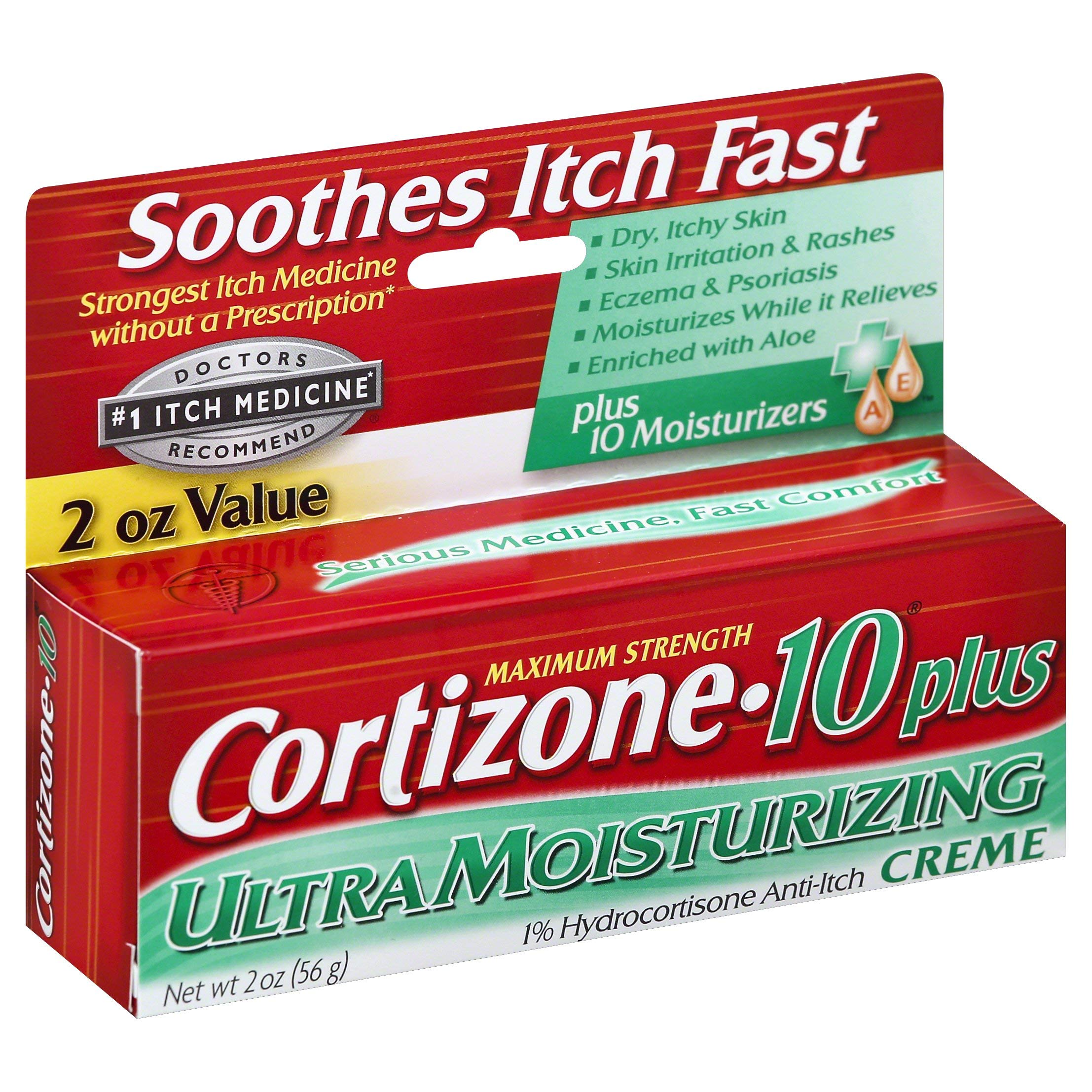Mua Cortizone-10 Plus Maximum Strength Anti-Itch Creme 2 oz (Pack of 2)  trên Amazon Mỹ chính hãng 2023 | Fado