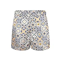 Men's Swim Trunks Tailored Sustainable UV Protection UPF 50+ Quick Dry Bathing Suits 3 Pockets Bermuda