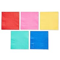 American Greetings Rainbow Party Supplies for Birthdays, Easter, Mother's Day, Father's Day, Graduation and All Occasions, Multicolor Lunch Napkins (50-Count)