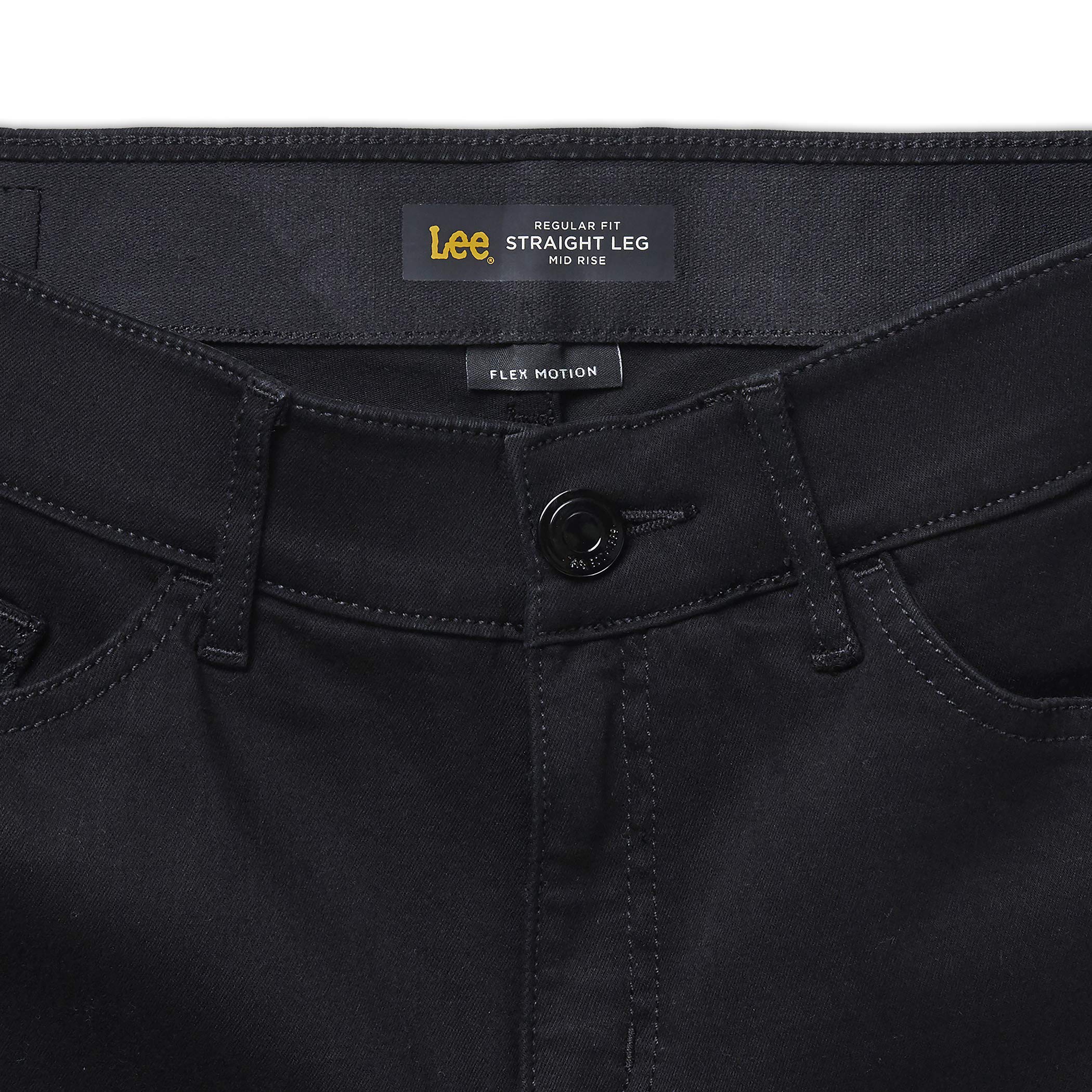 Lee Women's Plus Size Ultra Lux Comfort with Flex Motion Straight Leg Jean