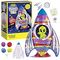 Creativity for Kids Sand Art Kit: Rocket Ship - DIY Kids Space Toys,Gifts for Girls and Boys Ages 6-8+