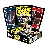 AQUARIUS Star Wars Playing Cards - The Clone Wars Themed Deck of Cards for Your Favorite Card Games - Officially Licensed Star Wars Merchandise & Collectibles