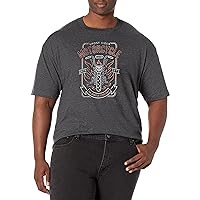 Marvel Big & Tall Classic Ghost Rider Motorcycle Club Men's Tops Short Sleeve Tee Shirt