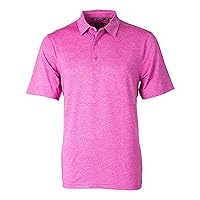Cutter & Buck Men's Big & Tall Forge Heather Wave Print Polo