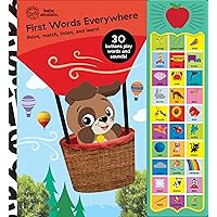 Baby Einstein - First Words Everywhere! Point, Match, Listen, and Learn! 30-Button Animal Sound Book - PI Kids Baby Einstein - First Words Everywhere! Point, Match, Listen, and Learn! 30-Button Animal Sound Book - PI Kids Hardcover