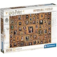Clementoni 61881 61881-Impossible Harry Potter-1000 Pieces, Jigsaw Puzzle for Adults, Multi-Colour
