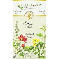 Celebration Herbals Tea Loosepack Herbal Organic Sage Leaf - 35 g