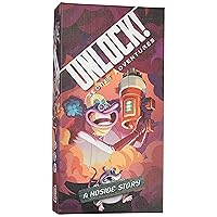 UNLOCK! A Noside Story Card Game | Escape Room Games for Adults and Kids | Mystery Games for Family Game Night | Ages 10 and up | 1-6 Players | Average Playtime 1 Hour | Made by Space Cowboys