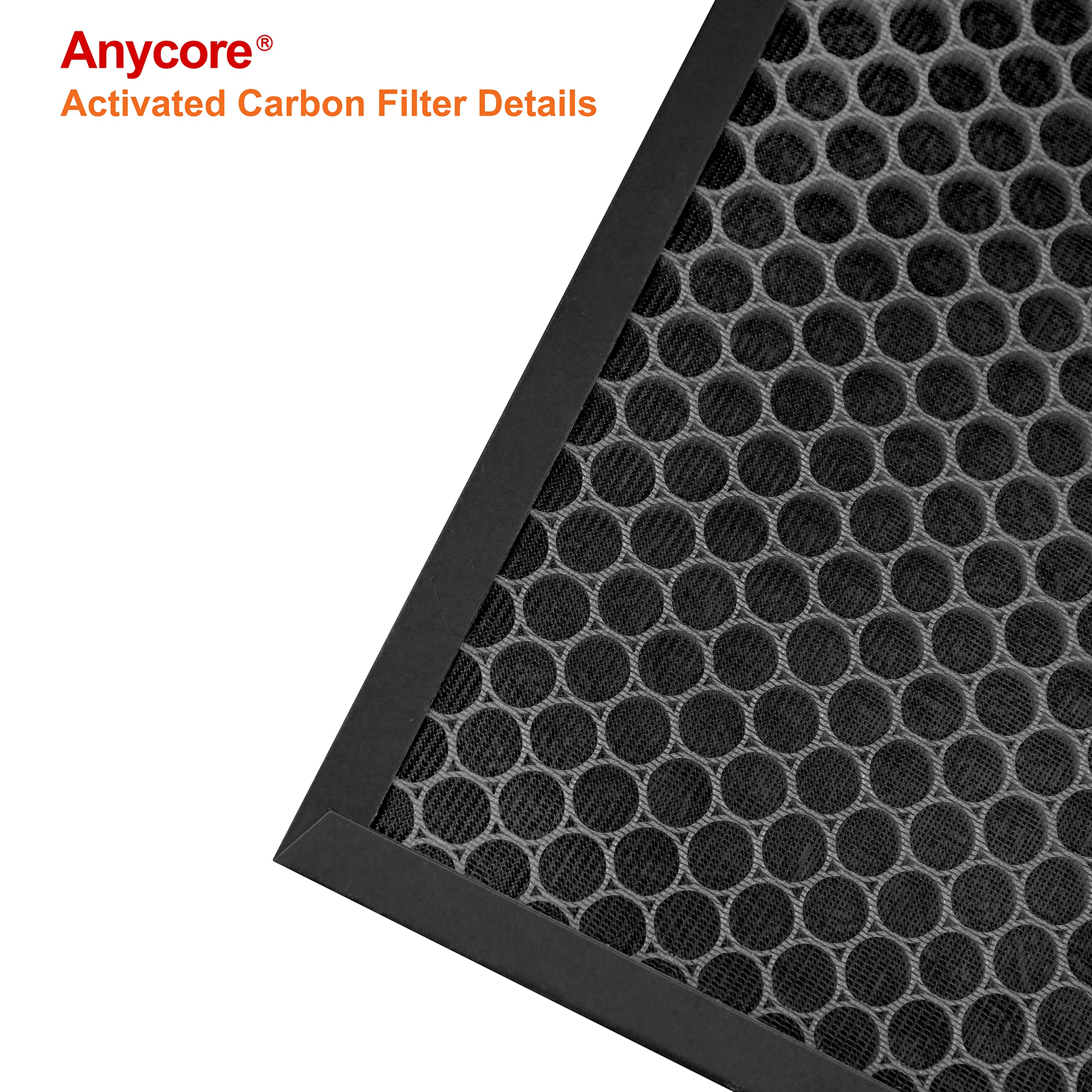 Anycore for Bissell air320 Replacement Filters H13 True HEPA Filter, Also Compatible with Bissell air220 Replacement Filter(Pre-filter + 2678,2804 HEPA Filter + 2677 Activated Carbon Filter)