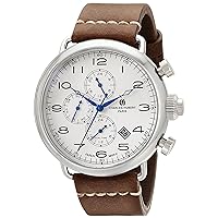 Charles-Hubert, Paris Men's 3958-W Premium Collection Analog Display Japanese Quartz Brown Watch