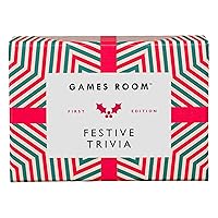 Ridley’s Festive Holiday Trivia Card Game – Trivia Games for Adults and Kids – 2+ Players – Includes 140 Unique Question Cards – Fun Quiz Cards That Make a Great Gift