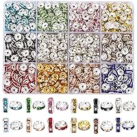  Labeol 2570PCS Ring Making Kit 32 Colors Crystals